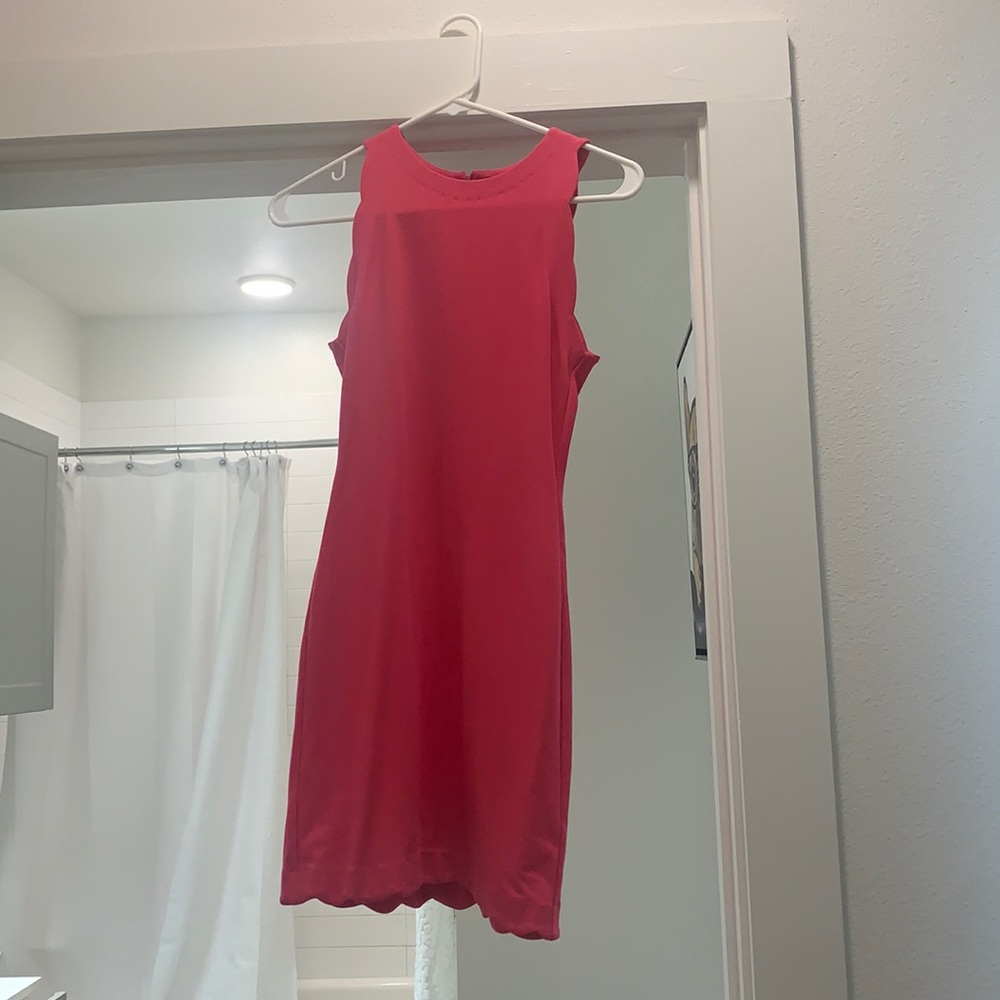 Pink scalloped for love and lemons dress
